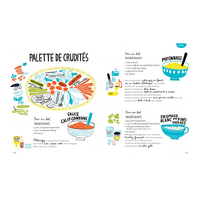 LE GRAND LIVRE DE CUISINE DES ENFANTS — by Seymourina Cruse and Élisa Géhin