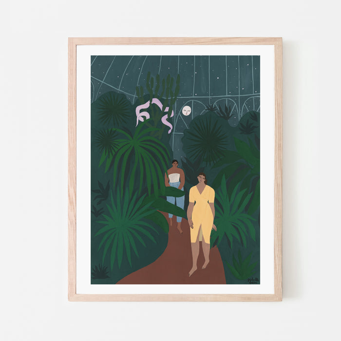 LE JARDIN DE NUIT, 8" X 10" — by Isabelle Feliu