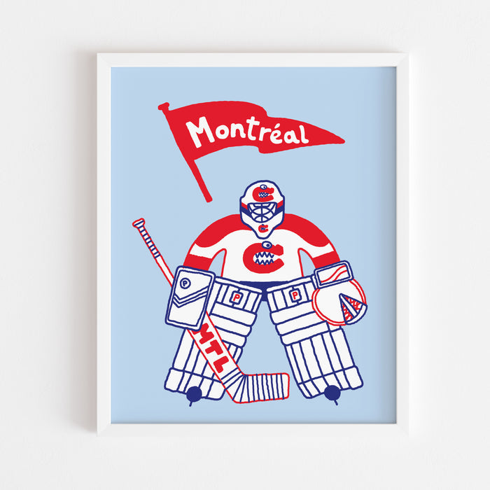 LE MUR, Poster 8" X 10" — by Benoit Tardif