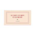 "LE TOUT, LE RIEN ET LE RESTE" PAPERPAD — by Gallimard