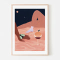 LE VISITEUR NOCTURNE, 18" X 24" — by Isabelle Feliu