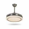 LED Ceiling Fan with Adjustable Light FL7704 – Whisper-Quiet LED Fan Light for Bedrooms, Living Rooms & Commercial Spaces | Modern Dimmable Ceiling Fan Light
