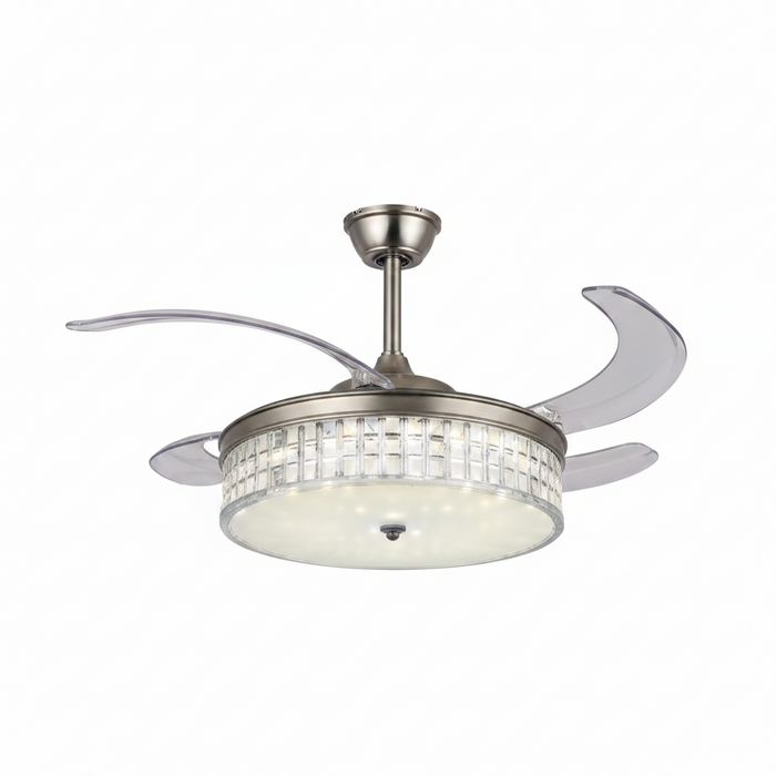 LED Ceiling Fan with Adjustable Speed FL9301 – Quiet Powerful LED Fan Light for Bedrooms, Living Rooms & Commercial Spaces | Premium Multi-Speed Ceiling Fan Light