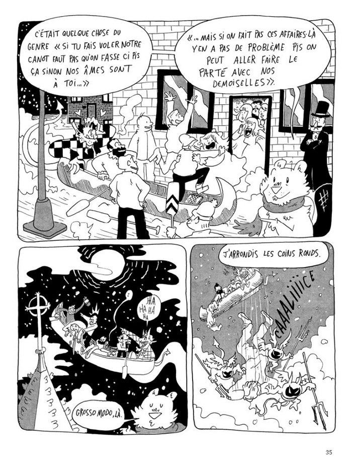 LES CANOTS DE SATAN — by Alexandre Fontaine Rousseau and Xavier Cadieux
