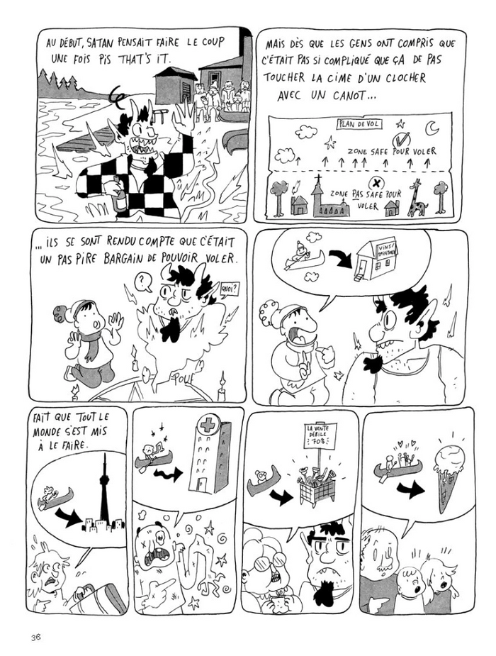LES CANOTS DE SATAN — by Alexandre Fontaine Rousseau and Xavier Cadieux