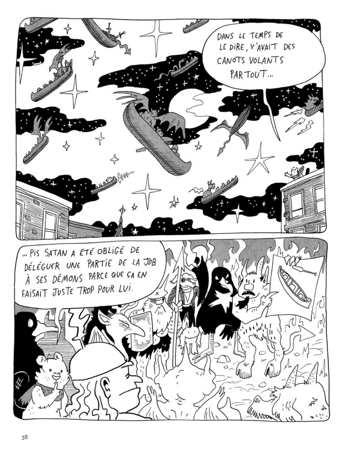 LES CANOTS DE SATAN — by Alexandre Fontaine Rousseau and Xavier Cadieux