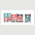 LES MAISONETTES DE SAINT-HENRI (screen print) — by Julien Castanié and Marmit Labo