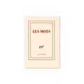 "LES MOTS" POCKET NOTEBOOK — by Gallimard