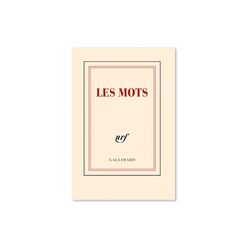 "LES MOTS" POCKET NOTEBOOK — by Gallimard