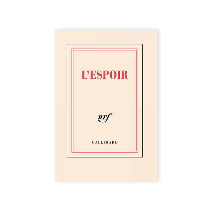 "L’ESPOIR" POCKET NOTEBOOK — by Gallimard