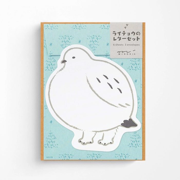 LETTER SET DIE-CUT GROUSE — by Midori
