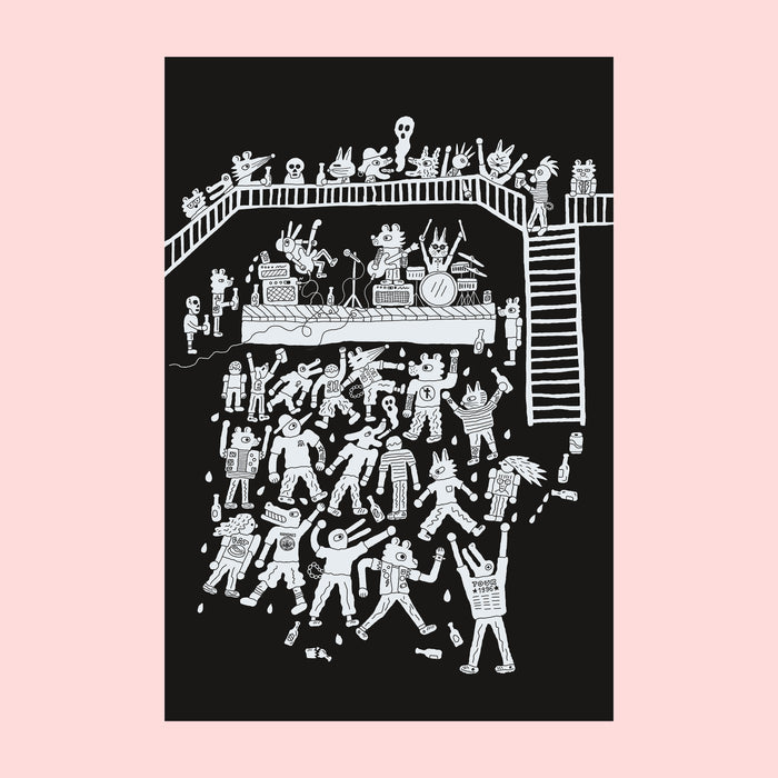 L’X, 12" X 18" (screen printed) — by Benoit Tardif