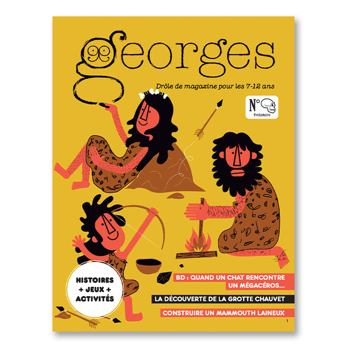 MAGAZINE GEORGES (7-12 years old) – N° PRÉHISTOIRE