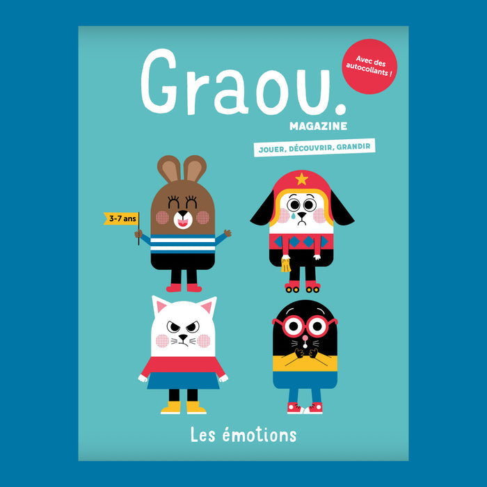 MAGAZINE GRAOU N°34 (3-7 years old) – Les émotions