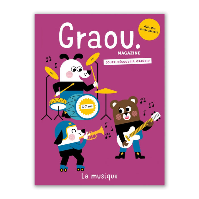 MAGAZINE GRAOU N°40 (3-7 years old) – La musique