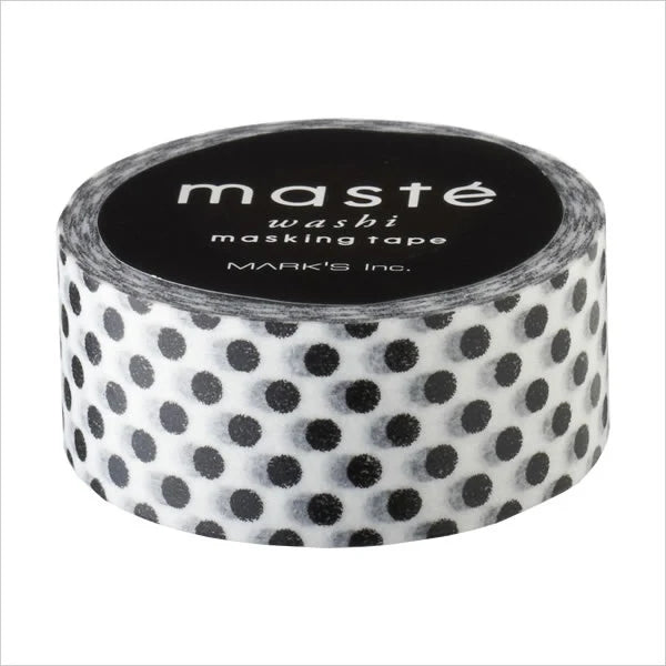 MASTÉ MASKING TAPE, BLACK DOTS – by MARK’S