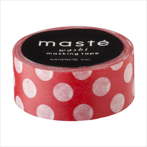 MASTÉ MASKING TAPE, RED DOTS – by MARK’S