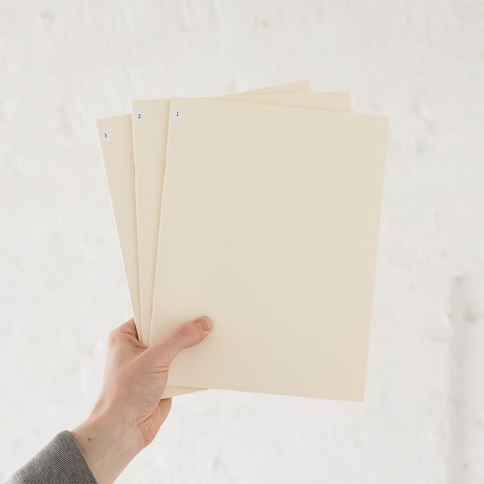 MD NOTEBOOK LIGHT A4 (SET OF THREE) - MULTIPLE STYLES — by Midori