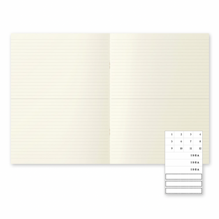 MD NOTEBOOK LIGHT A4 (SET OF THREE) - MULTIPLE STYLES — by Midori