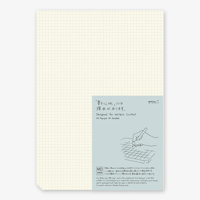 MD PAPERPAD BLANK AND GRID (multiple sizes) — by Midori