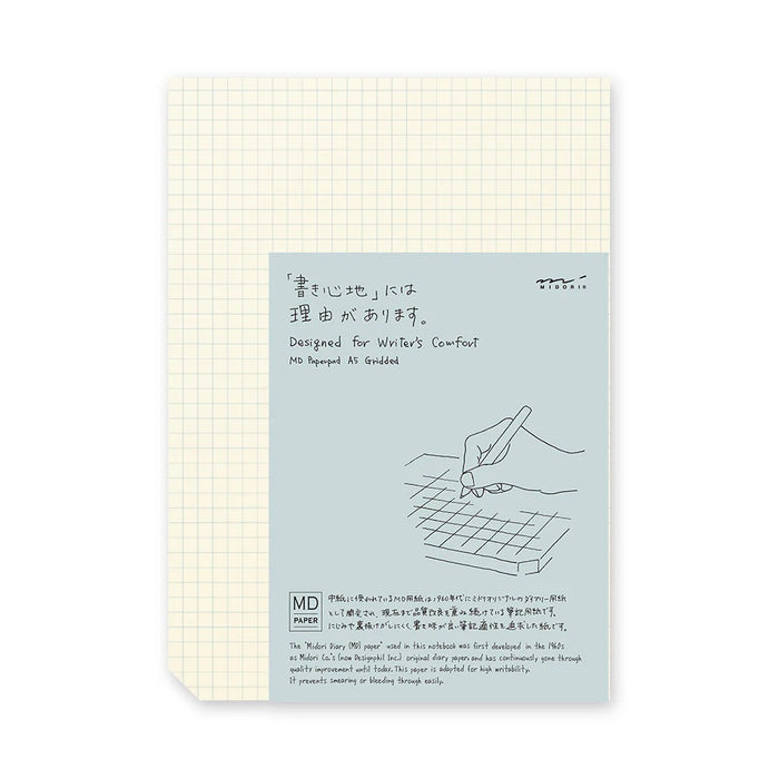MD PAPERPAD BLANK AND GRID (multiple sizes) — by Midori