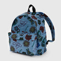 MEDIUM NYLON BACKPACK “DIGITAL DENIM BIRDS“— by Baggu
