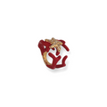 Medium Red Ring with coral-shape