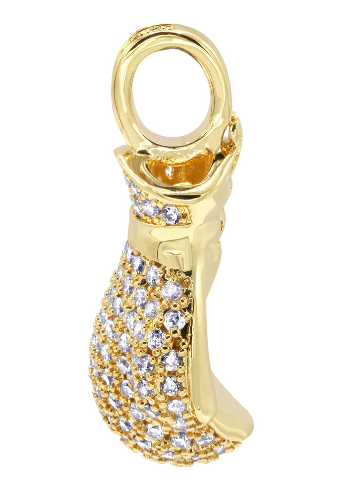 Mens Gold Plated Boxing Glove Pendant | 12.2 Grams