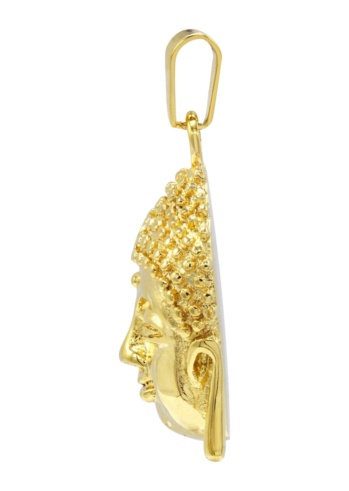 Mens Gold Plated Buddha Pendant | 22.8 Grams