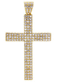 Mens Gold Plated Cross Pendant | 11.9 Grams