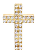 Mens Gold Plated Cross Pendant | 12 Grams