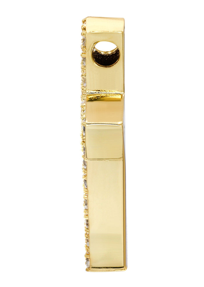 Mens Gold Plated Cross Pendant | 12 Grams