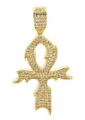 Mens Gold Plated Cross Pendant | 5.4 Grams