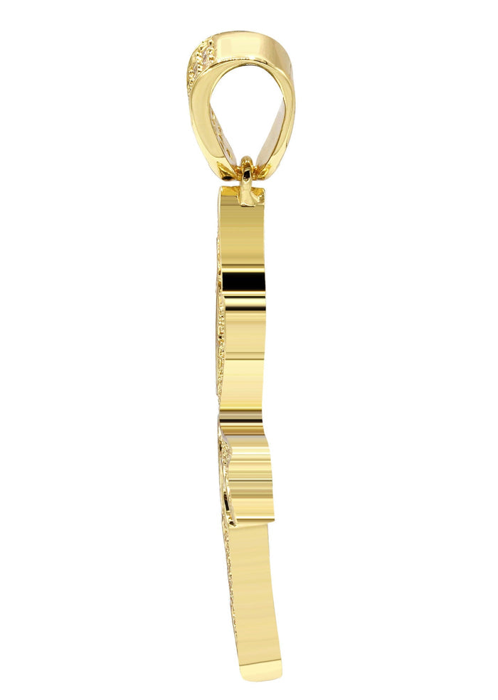 Mens Gold Plated Cross Pendant | 5.4 Grams