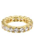 Mens Gold Plated Eternity Ring | 6.3 Grams