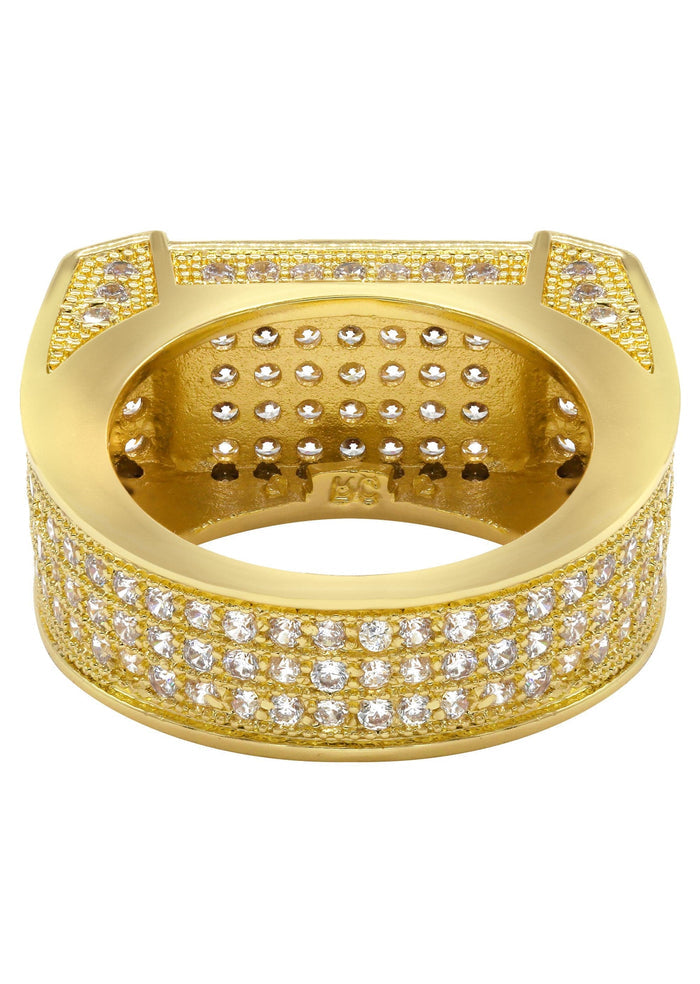 Mens Gold Plated Pinky Ring | 9.5 Grams
