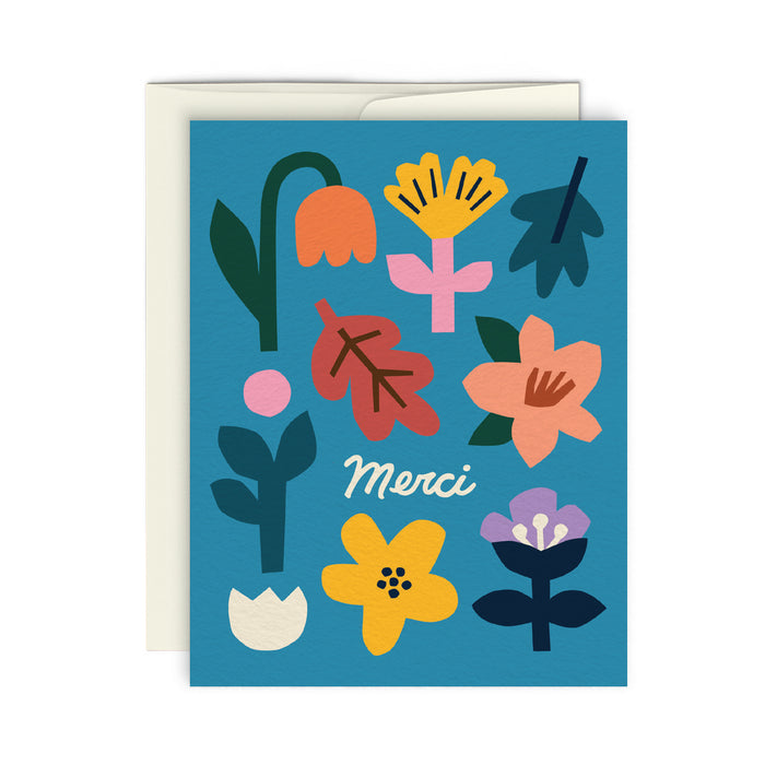 MERCI - FLEUR BLEUE