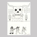 MÉTAL BAND (Original Drawing) — by Benoit Tardif