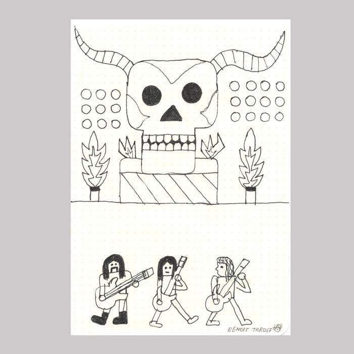 MÉTAL BAND (Original Drawing) — by Benoit Tardif