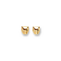 Micro Gold Finish Panther Earrings