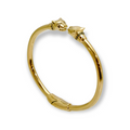 Micro Panther Cuff Bracelet Gold Plated