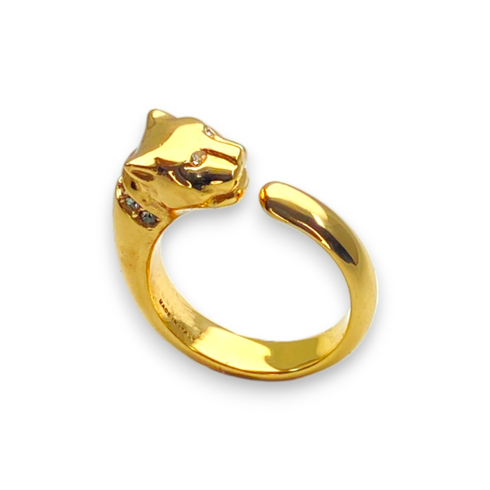 Micro Panther Ring Gold