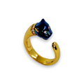 Micro Panther Ring With Black Head