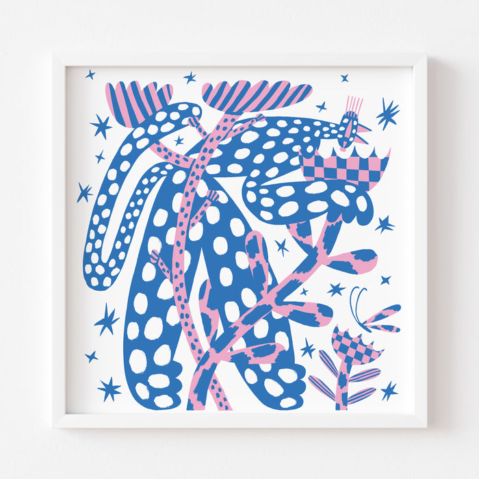 MIDNIGHT BLUE, 20" X 20" — by Anastacia Sholik