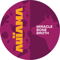 Auïama Miracle Bone Broth container — 24-hour slow-simmered organic grass-finished beef bone broth