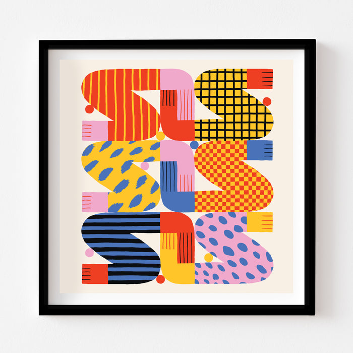 MODULAR CHARACTER, 20" X 20" — by Anastacia Sholik