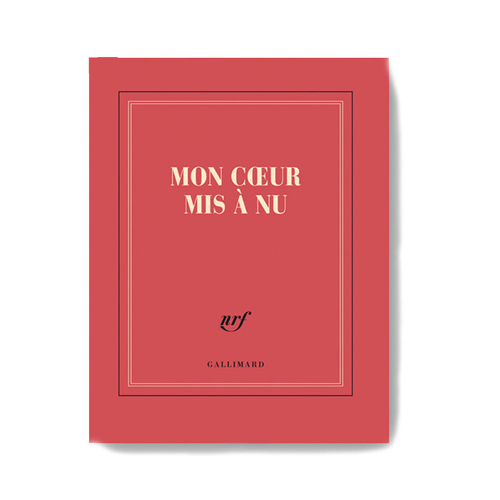 "MON COEUR MIS À NU" NOTEBOOK — by Gallimard