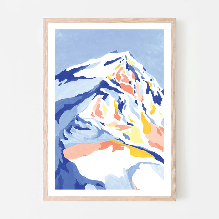 MONT BLANC - 29,7 x 42 cm (A3) — by Mona Leu-Leu