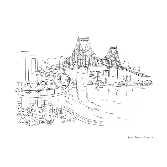 MONTRÉAL COLOURING BOOK – by Cyril Doisneau