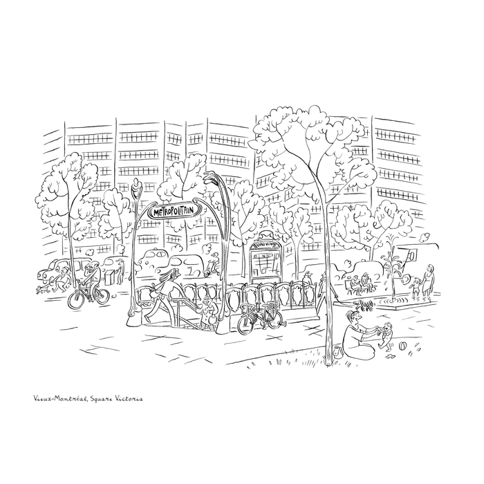 MONTRÉAL COLOURING BOOK – by Cyril Doisneau